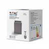 Kinkiet V-TAC BETON G9 LED Kwadrat Jasno Szary IP20 VT-892