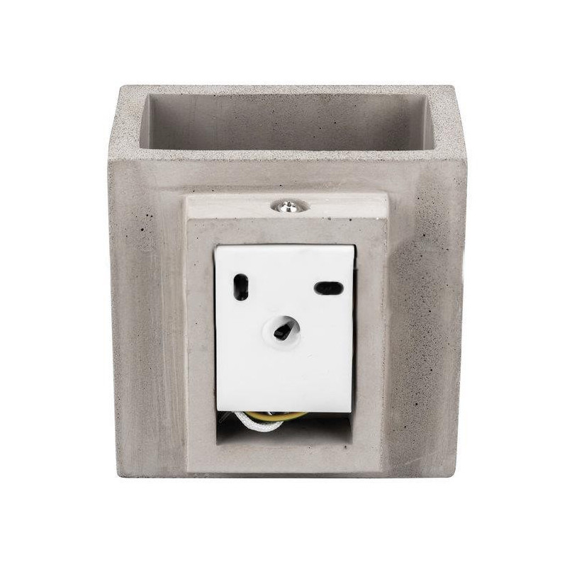 Kinkiet V-TAC BETON G9 LED Kwadrat Jasno Szary IP20 VT-892