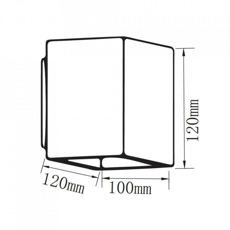 Kinkiet V-TAC BETON G9 LED Kwadrat Jasno Szary IP20 VT-892