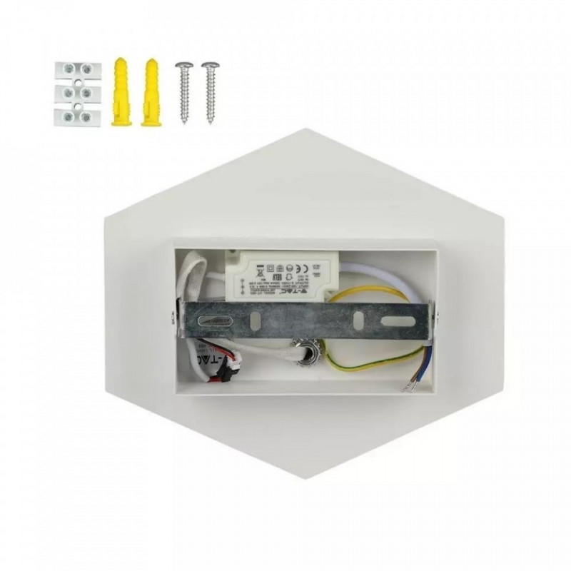 Kinkiet Ścienny V-TAC 3W Bridgelux Chip Biały VT-803 3000K 300lm