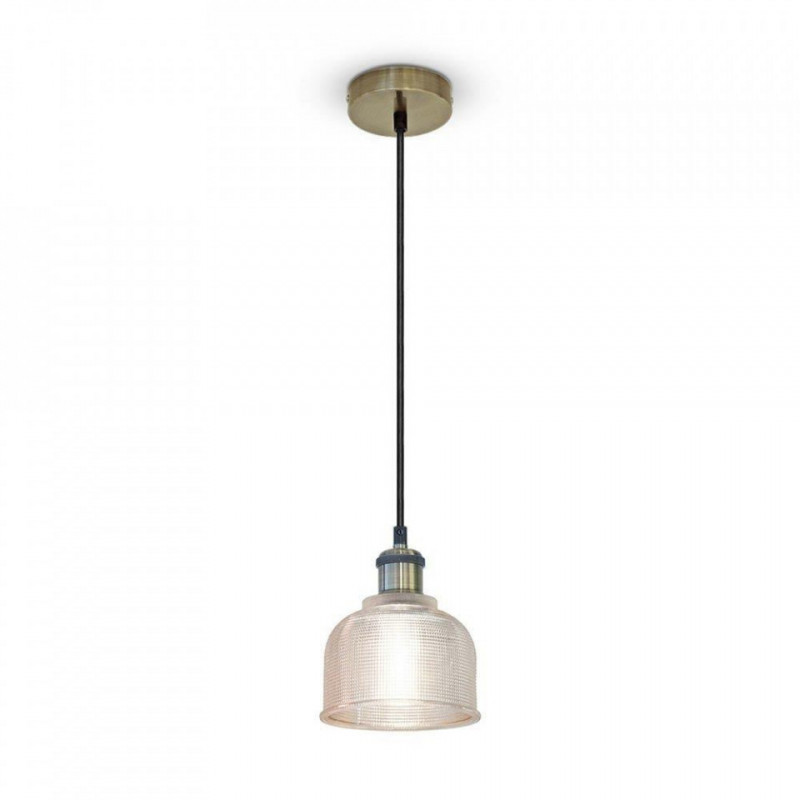 Oprawa Wisząca V-TAC LOFT Szkło Bursztyn Szkło fi145 VT-7150