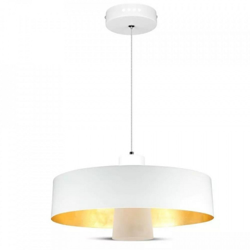 Oprawa Wisząca LED V-TAC 7W (Akryl) Biały Lamp Klosz 340x190mm VT-766 4000K 400lm
