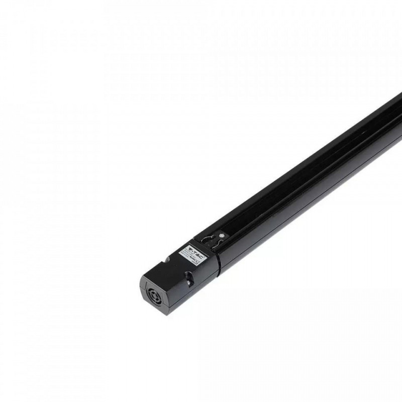 Szyna Szynoprzewód Track Light 1.5 Metra Czarny 3 Fazowy (w komplecie złącze zasilające i zaślepka) V-TAC