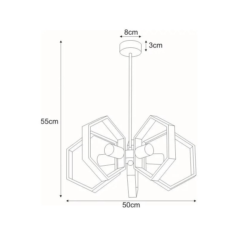 Lampa wisząca K-4724 z serii HONEY