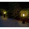 RADO II SU-MA - nowoczesna lampa ogrodowa srebrna 75cm