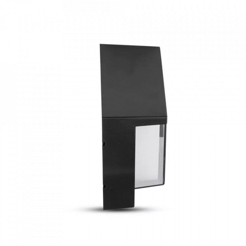7W LED WALL LIGHT WITH CAP COVER 3000K BLACK-SQUARE