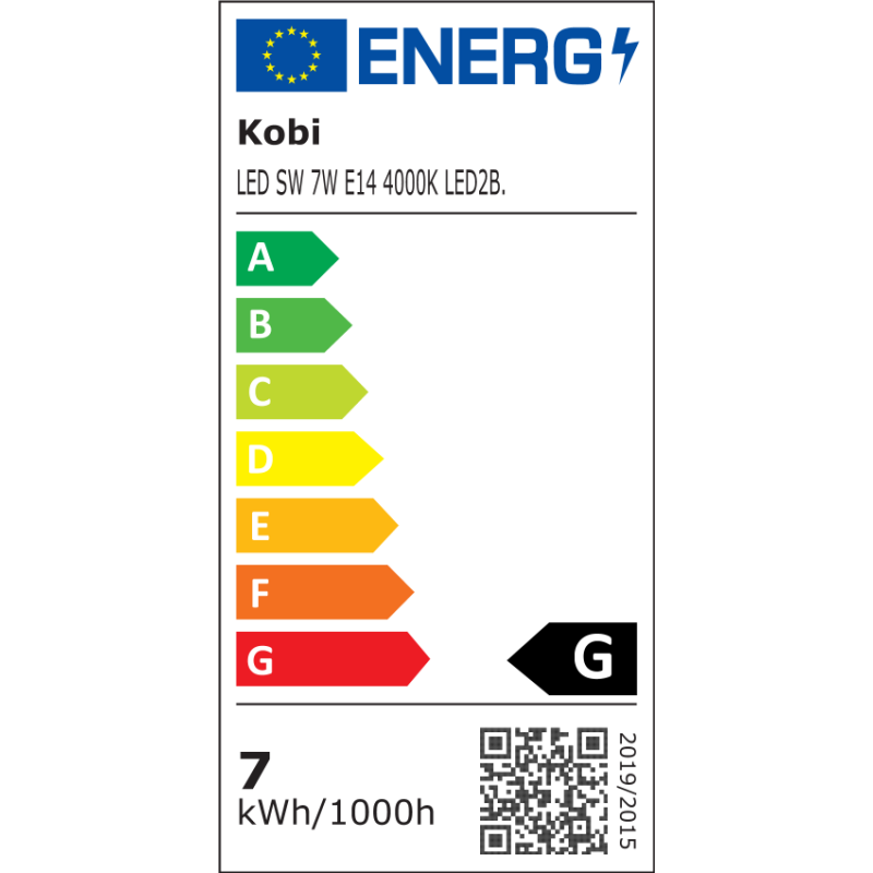 Żarówka LED E14 SW 7W barwa NEUTRALNA LED2B