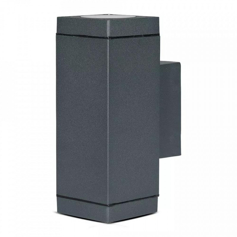 Kinkiet Ogrodowy V-TAC Góra/Dół GU10 Grafit Mat VT-842