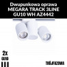 Dwupunkowa oprawa MEGARA TRACK 3LINE GU10 WH AZ4442
