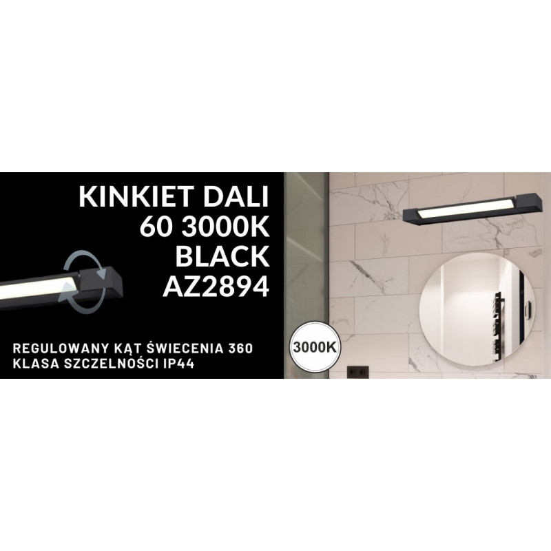 Kinkiet DALI 60 3000K BLACK AZ2894