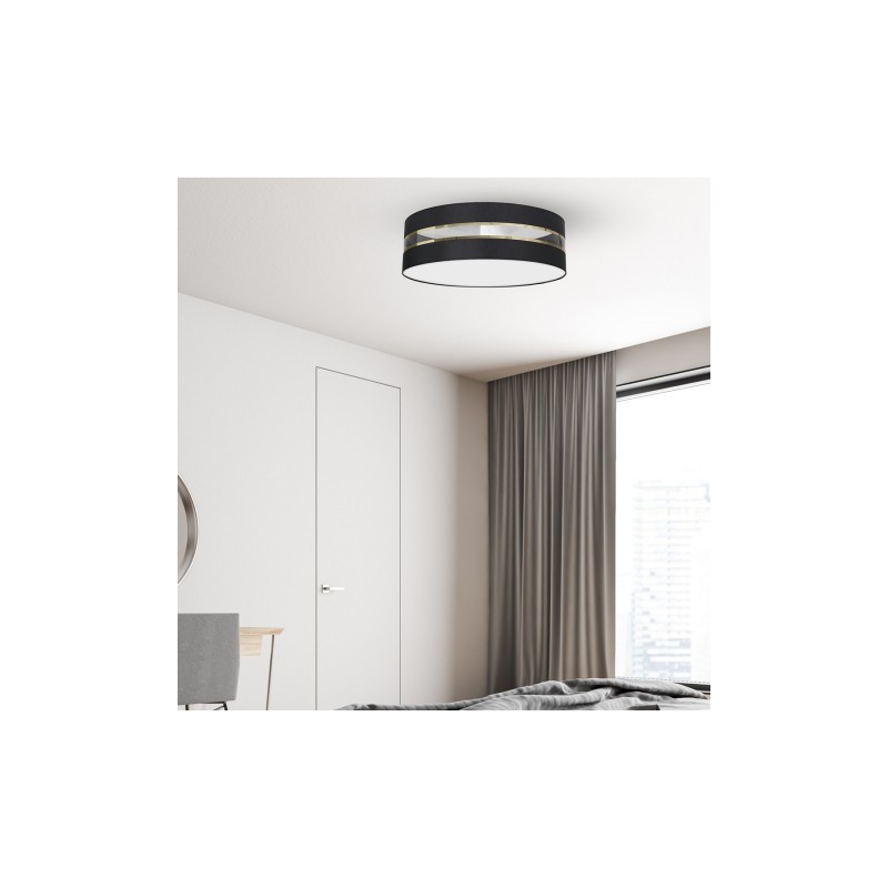 Lampa Sufitowa ULTIMO BLACK 3xE27 60cm