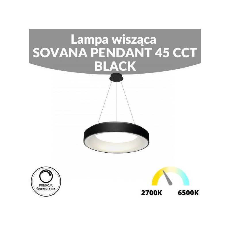 SOVANA PENDANT 45 CCT BLACK