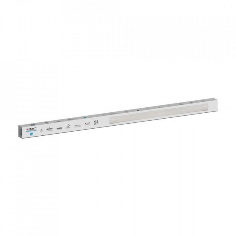 Oprawa V-TAC 50W LED Liniowa Natynkowa SAMSUNG CHIP 150cm 120lm/W VT-8-50 6400K 5 Lat Gwarancji