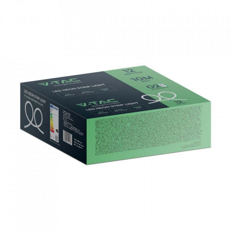 Neon Flex V-TAC 24V 10mb 12W/m VT-551 6500K