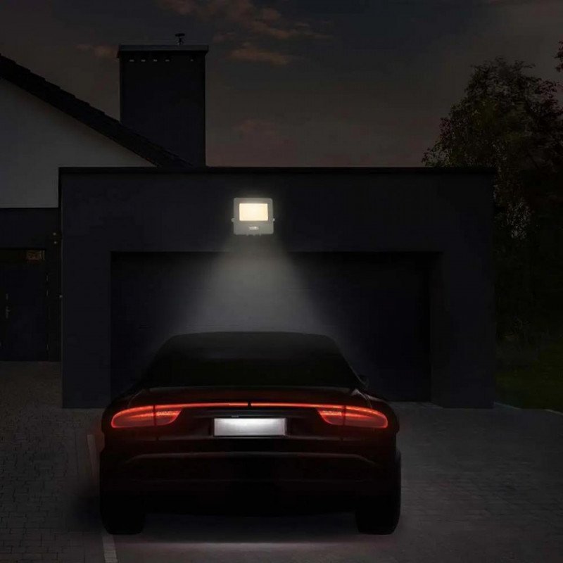 Projektor LED V-TAC 10W SAMSUNG CHIP Czujnik Ruchu Biały z Mufą VT-118S 4000K 735lm 5 Lat Gwarancji