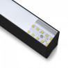 Oprawa V-TAC LED Linear SAMSUNG CHIP 40W Do łączenia Zwieszana Czarna VT-7-40 6400K 3200lm 120cm 5 Lat Gwarancji
