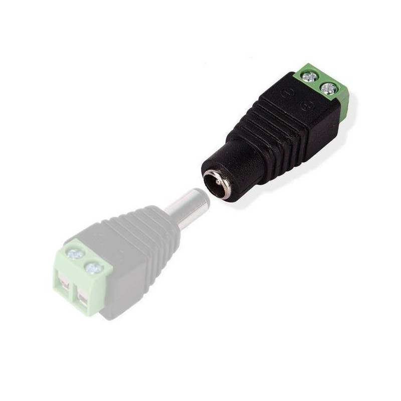 Złączka Taśm LED Żeńska bez przewodu DC plug&play V-TAC