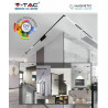 Lampa czarna magnetyczna 20W V-TAC 3000K