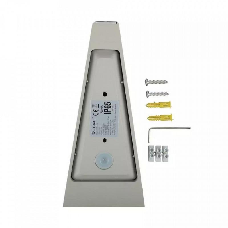 Kinkiet Ścienny V-TAC 6W LED Szary IP65 VT-826 4000K 476lm