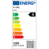 Oprawa LED High Bay V-TAC SAMSUNG CHIP&DRIVER 100W Czarna 120st 180lm/W VT-9-108 6000K 18000lm 5 Lat Gwarancji