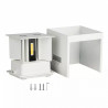 Kinkiet Ścienny 12W LED Góra/Dół Regulowany Biały IP65 3000K 1100lm