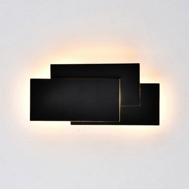 Oprawa Ścienna V-TAC 12W LED Wall Light Czarny IP20 VT-712 3000K 1100lm