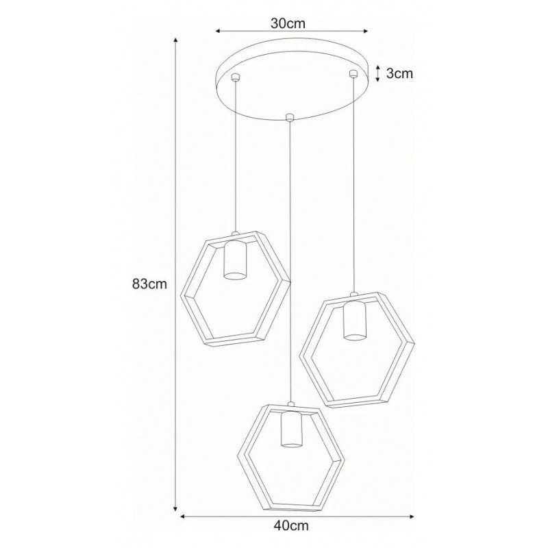 Lampa wisząca K-4722 z serii HONEY