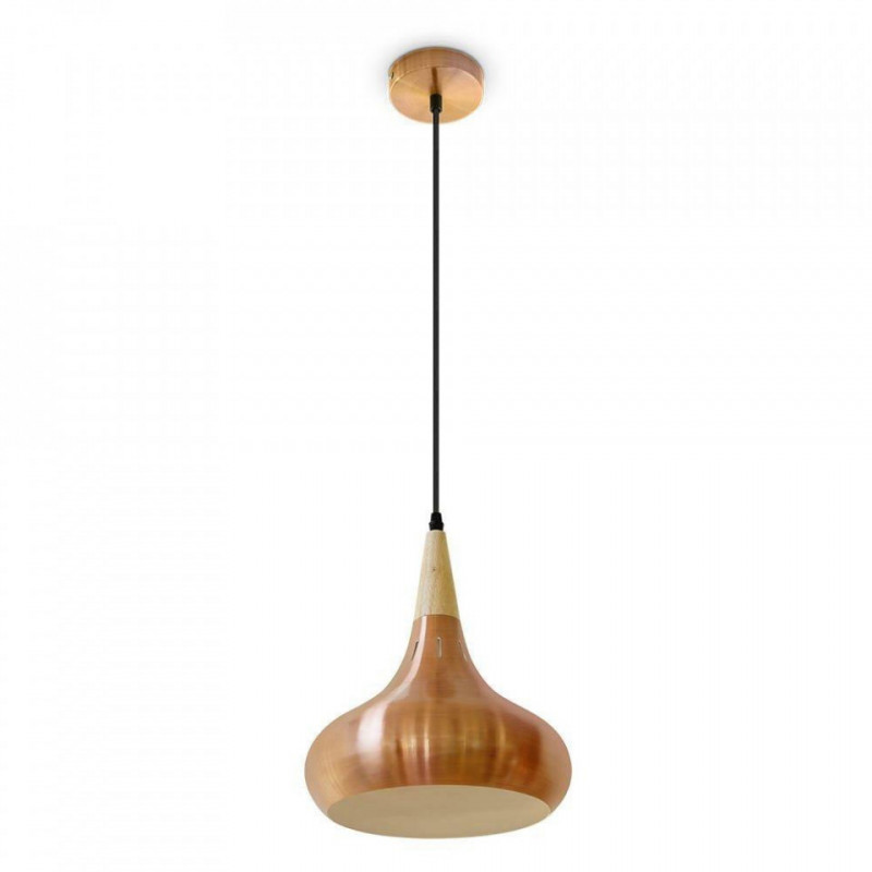 Oprawa Wisząca Czerwony Bronze Canopy Metal Lamp Shape fi260 V-TAC VT-7225