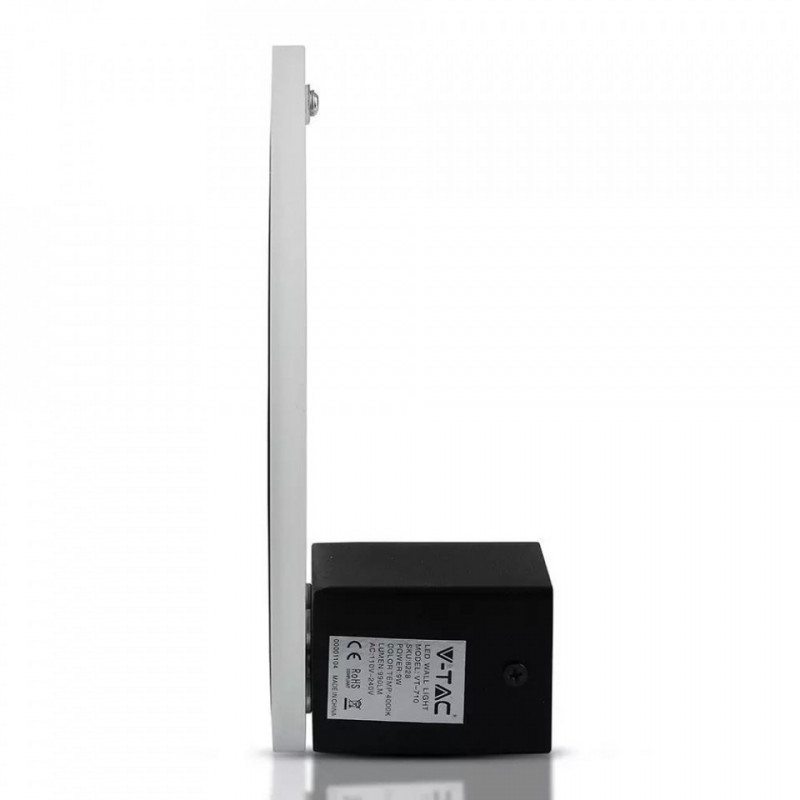Oprawa Ścienna V-TAC 9W LED Wall Light Czarny VT-710 3000K IP20 990lm