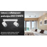 Listwa z reflektorami podwójna EXO 2 WHITE