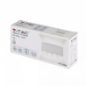Oprawa Ścienna Góra/Dół V-TAC 8W LED Biała IP54 3000K 800lm VT-848
