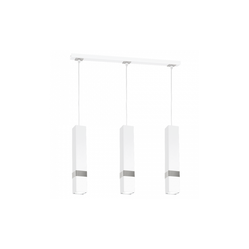Lampa wisząca VIDAR WHITE/CHROME 3xGU10