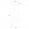 Lampa wisząca K-4522 z serii ARVI BLACK K-4522
