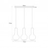 Lampa wisząca K-4521 z serii ARVI BLACK