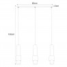 Lampa wisząca K-4545 z serii ROTO