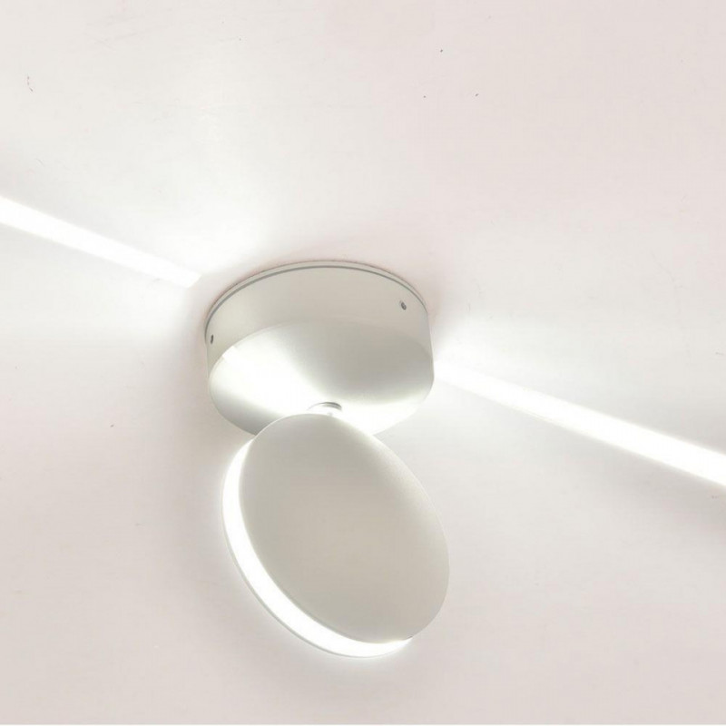 Oprawa 360st V-TAC 7W LED Iluminacja Elewacji / Wnęk okiennych Biała VT-707 3000K IP65 770lm