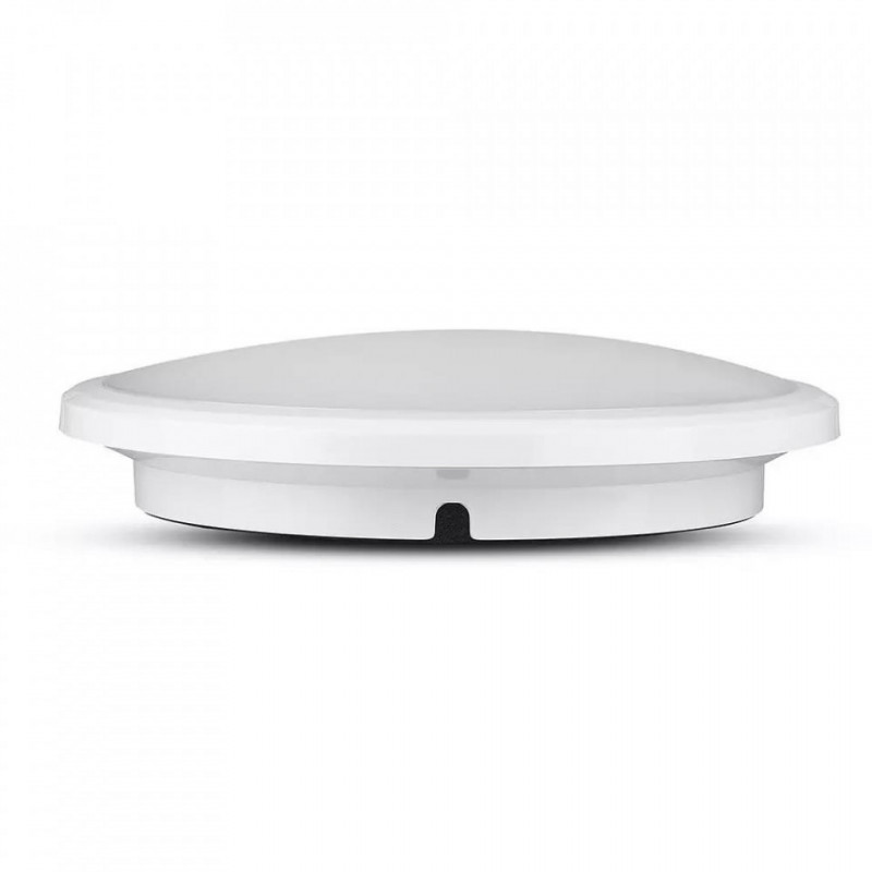 Plafon LED V-TAC Czujnik Mikrofalowy SAMSUNG CHIP 12W SLIM IP65 VT-12SS 4000K fi270mm 1440lm 5 Lat Gwarancji