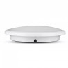 Plafon LED V-TAC Czujnik Mikrofalowy SAMSUNG CHIP 12W SLIM IP65 VT-12SS 4000K fi270mm 1440lm 5 Lat Gwarancji