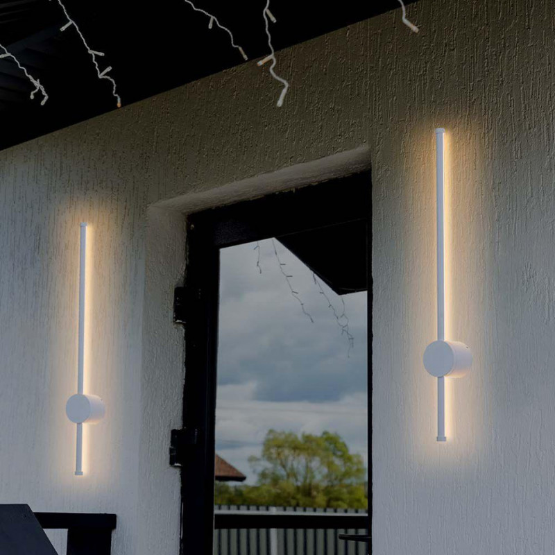Oprawa Ścienna Elewacyjna LED V-TAC 17W IP65 Biała VT-11112 4000K 1590lm