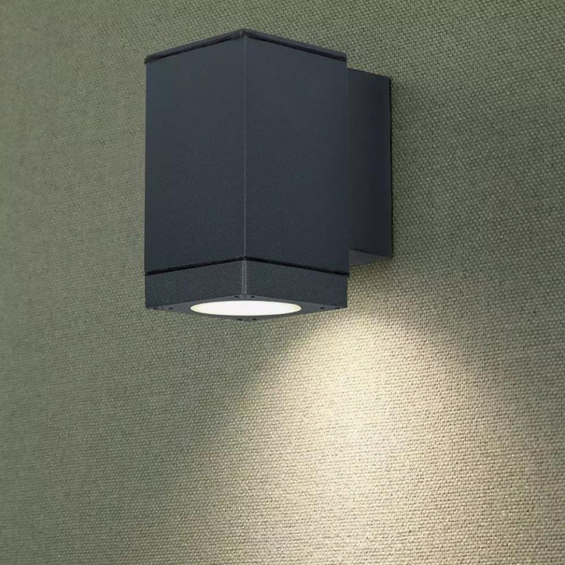 Kinkiet Ogrodowy V-TAC W Dół GU10 Grafit Mat VT-841