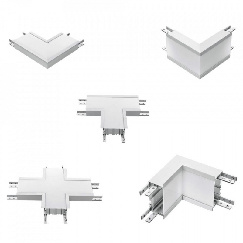 Łącznik L Opraw V-TAC 10W Linear Wewnętrzny Biały VT-7-41-LN 4000K 1000lm