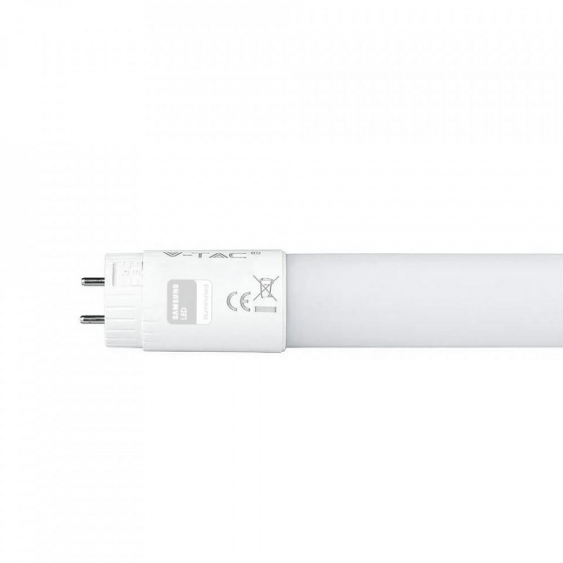 Tuba Świetlówka LED T8 V-TAC SAMSUNG CHIP 60cm 9W G13 Nano Plastic VT-061 6400K 850lm 5 Lat Gwarancji