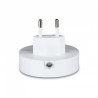 Lampka Nocna LED z USB V-TAC SAMSUNG CHIP Okrągła 4000K VT-84