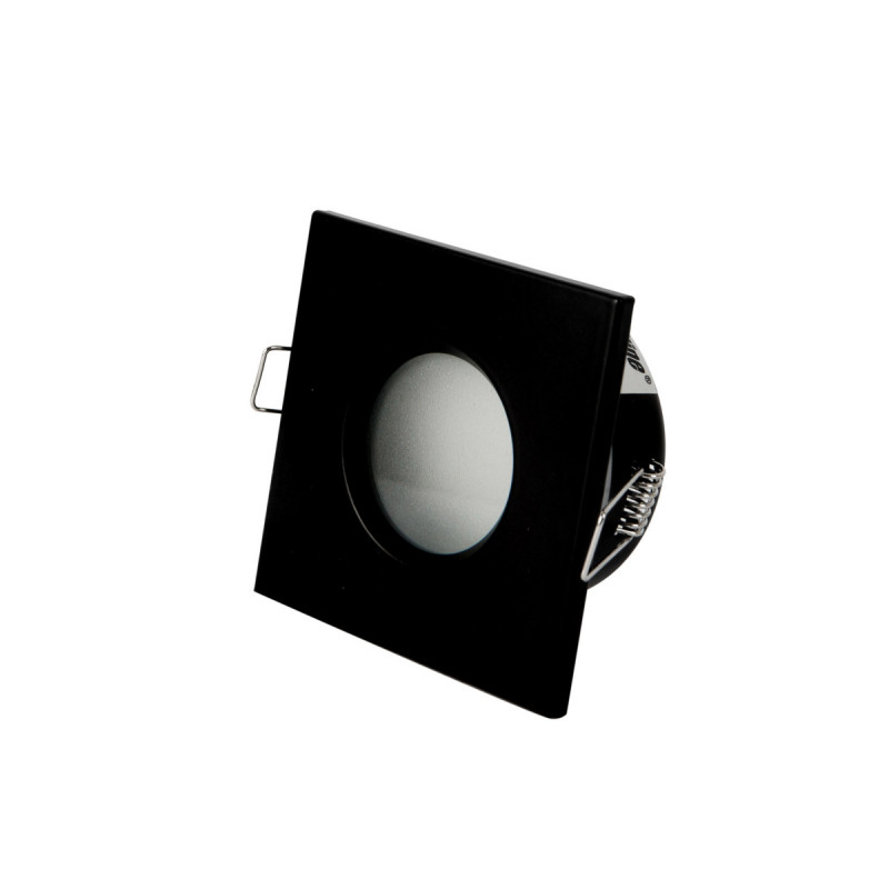 Oprawa sufitowa LED line wodoodporna kwadrat odlew czarna