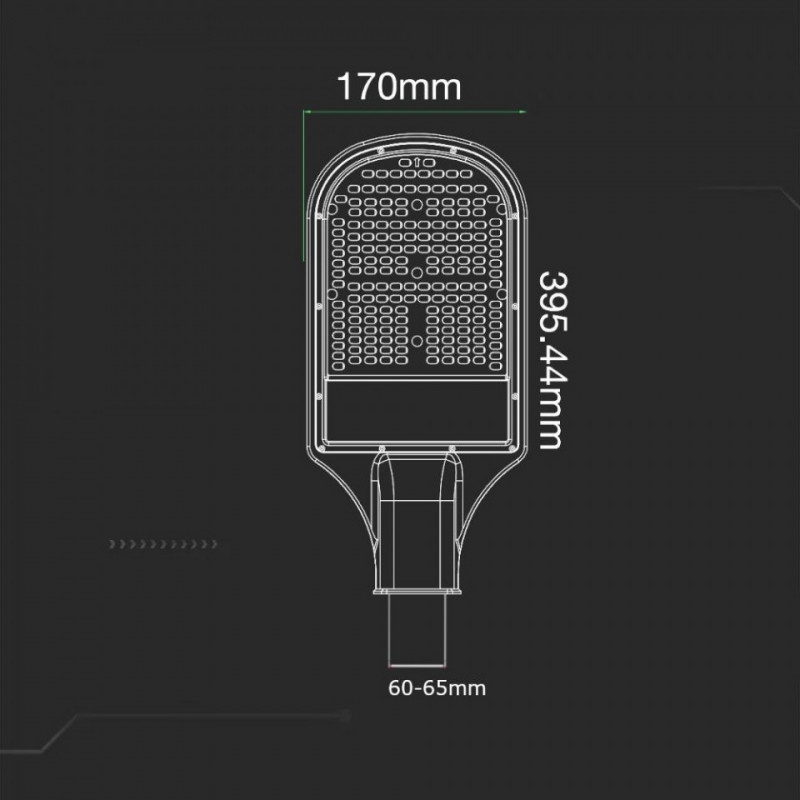 Oprawa Uliczna LED V-TAC SAMSUNG CHIP 50W VT-51ST 6400K 4200lm 5 Lat Gwarancji