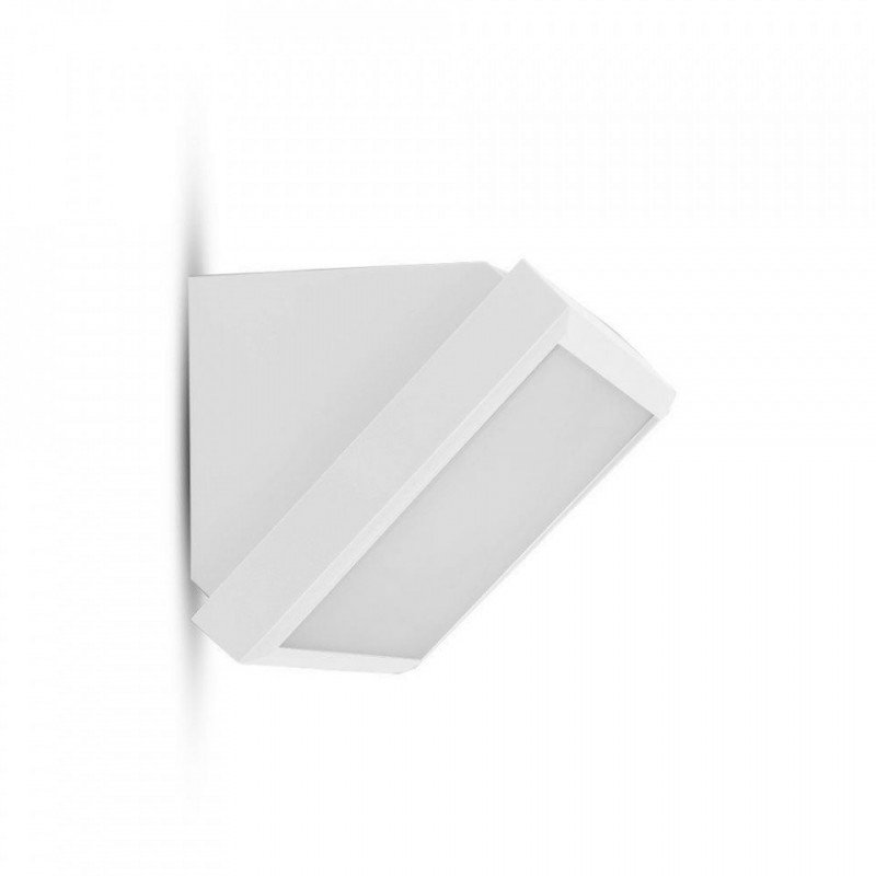 Oprawa Ścienna V-TAC 20W LED Ukośna Biała IP65 VT-8054 3000K 2045lm
