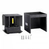 Kinkiet Ścienny 12W LED Góra/Dół Regulowany Czarny IP65 3000K 1100lm