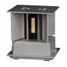 Kinkiet Góra/Dół  Szary Kwadrat IP65 VT-759 4000K SKU 217089