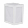12W LED WALL LIGHT 3000K WHITE BODY