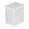 12W LED WALL LIGHT 3000K WHITE BODY